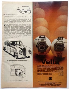 Pubblicita' Vetta Orologio Uomo Vintage Advertising Werbung 1974 (R6) - Picture 1 of 1