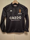 Rugby League World Cup 1/4 Zip Training Top Kids Black Size Age 10 Vgc