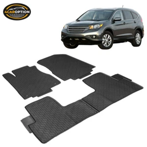 Fits 12-16 Honda CR-V CRV Heavy Duty Latex Floor Mats Front & Rear Full Set - Picture 1 of 5