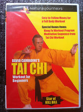 David Carradine's TAI CHI - Workout For Beginners - DVD Region 1 ( USA + CANADA