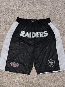 Just Don Oakland RAIDERS Super Bowl Shorts Size XXL