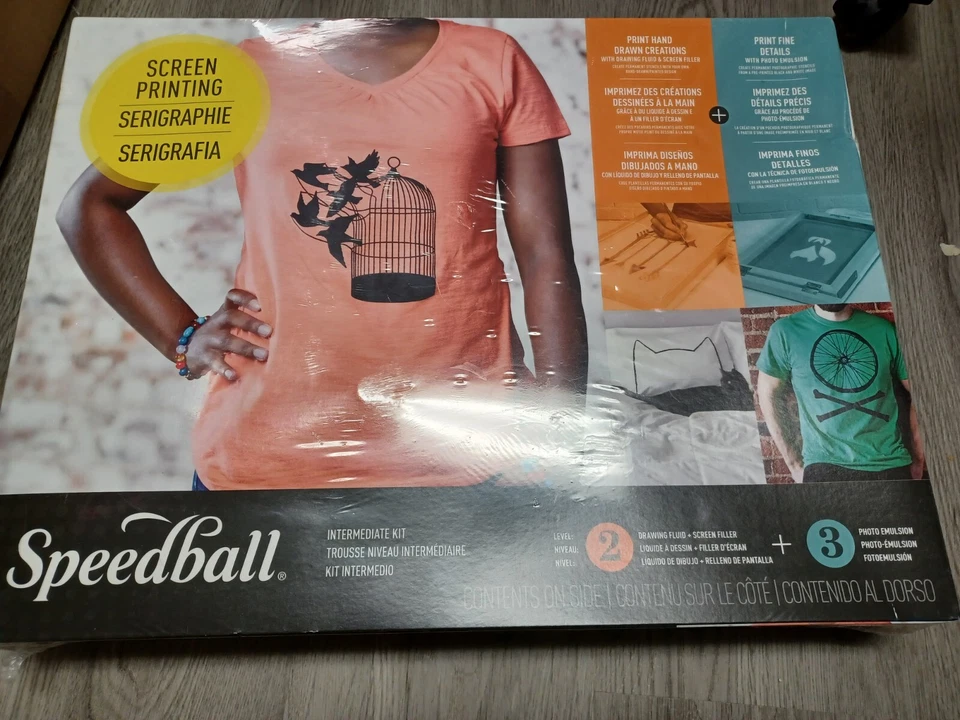 NUEVO - KIT INTERMEDIO SERIGRAFÍA SPEEDBALL - DISEÑA TU PROPIA IMPRESIÓN Foto 1 de 1