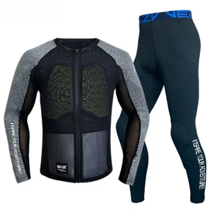 Para hombres Anticolisión Motocicleta Armadura Chaqueta Pantalones Motocross Cuerpo Completo Equipo Almohadillas - Imagen 1 de 26