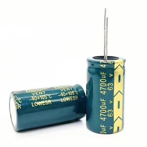 Elko 4700uF 63V Ø22 x 41mm 10% KONDENSATOR  NICHICON - Bild 1 von 1