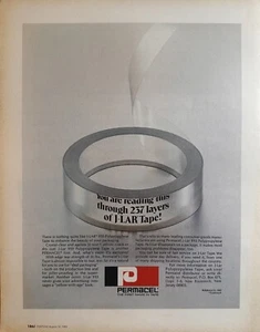Cinta de polipropileno Permacel J-Lar 1969 anuncio impreso vintage - Imagen 1 de 1