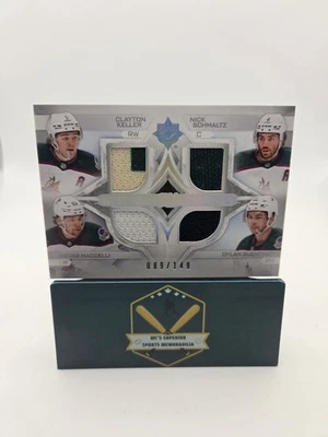 Keller Schmaltz Maccelli Guenther 2023-24 Ultimate Collection Quad Material /149 - Image 1 of 3