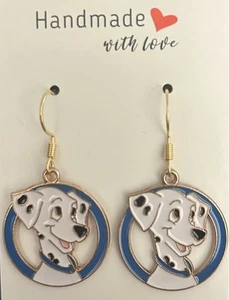 Handmade Disney 101 Dalmations Perdita Earrings - Picture 1 of 1