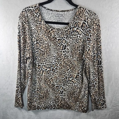 Camiseta Chicos The Ultimate Mujer Talla 1 Mediana Estampado Leopardo Informal Boho Oficina Foto 1 de 4