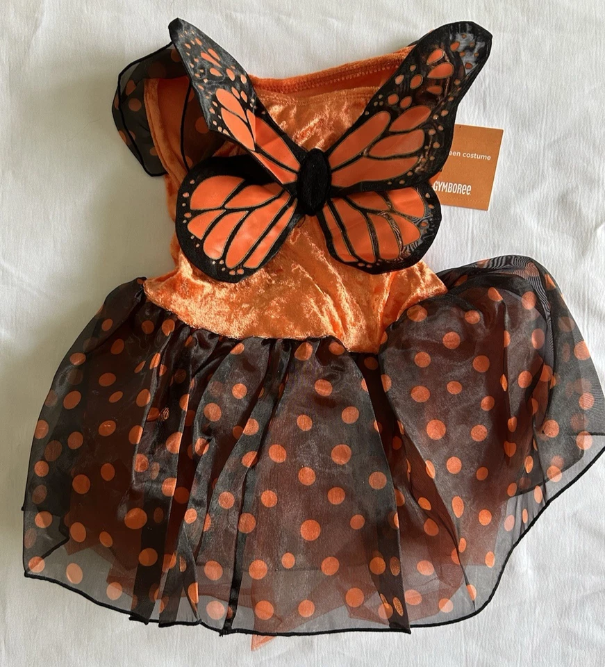 NUEVO Gymboree Bebé Niña 12 18 Mariposa Hada Halloween Disfraz Terciopelo Tul Foto 1 de 4