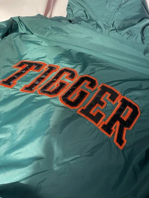 Vintage The Disney Store Tigger Green  Jacket Adult Tigger Song Embroidered - Изображение 1 из 4