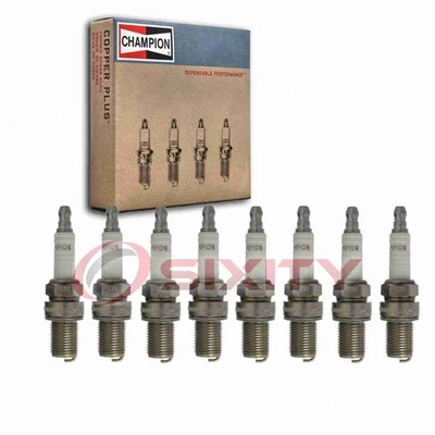 8 pc Champion 295 Spark Plugs for C57CX AR3933 AR3932 5820 Ignition Wire na - Image 1 of 4