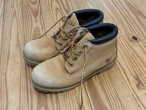 Timberland Men's Premium 6" Waterproof Boots - Wheat Nubuck, Size 9 M Used - Picture 1 of 8