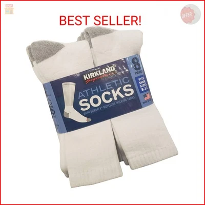 Calcetín deportivo Kirkland Signature para hombre, 8 unidades Foto 1 de 2