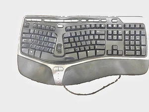 Microsoft 4000 v1.0 Natural Ergonomic Keyboard USB Model 1048 Tested and Working - Afbeelding 1 van 5