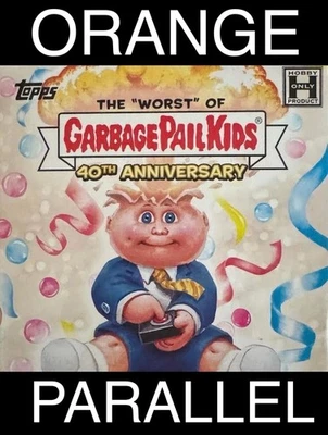 NARANJA 2025 Topps Worst of Garbage Pail Kids 40th Completa tu conjunto GPK U Pick Foto 1 de 2