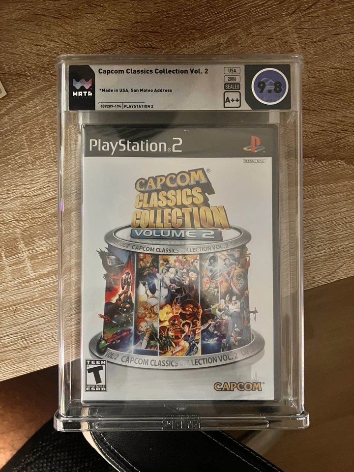 Capcom Classics Collection Volume 2 PlayStation 2 9.8 A++ Wata Grade - Image 1 of 1