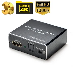 HDMI Stereo Audio Extractor Converter 4K * 2K HDMI to HDMI +Optical SPDIF 3.5mm - Bild 1 von 9