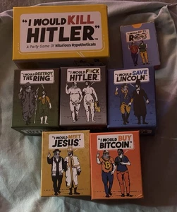 I Would Kill Hitler Kartenspiel plus alle Erweiterungen alle komplett Spite House EUC - Bild 1 von 2
