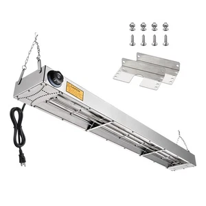 WeChef 43" 1100W Electric Strip Heater Food Warmer Stainless Steel Heating Lamp - Picture 1 of 9