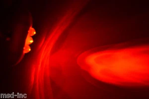 12V DC oval 4 red LED bulb pod with chrome casing for path step LED LIGHT - Picture 1 of 4