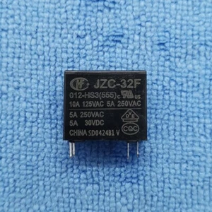 2 pz Nuovo relè di alimentazione PCB JZC32F 012-HS 12 V 4 pin DC 5A 250VAC HF32F 012-HS HONGFA - Foto 1 di 4