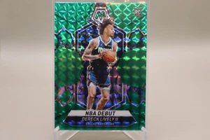 2023-24 Panini Mosaic #265 Dereck Lively II NBA Debut Green Mavericks RC B008 - Picture 1 of 2
