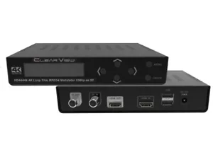 ClearView HD4444k Single HD MPEG4 DVBT Modulator HDMI 2K/4K Loop Thru - Picture 1 of 1
