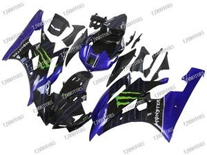 For YZF R6 2006 2007 Blue Black ABS Injection Mold Bodywork Fairing Kit Plastic - Imagen 1 de 10
