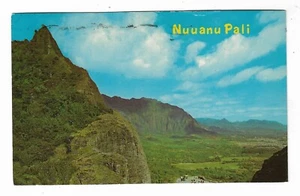 Cartolina vintage Nuuanu Pali-oahu, Hawaii 1970 - Foto 1 di 2