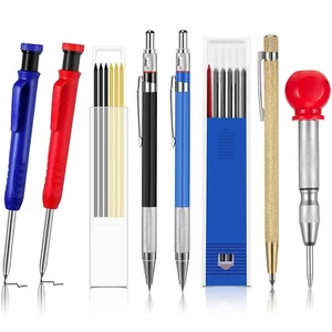 8Pcs Carpenter Scriber Marking Kit for Glass, Ceramics, Steel - Picture 1 of 7