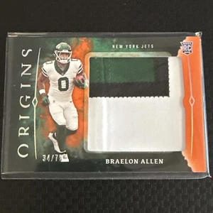 Braelon Allen 2024 Panini Origins RPA /75 Rookie Patch Orange RC - Picture 1 of 3