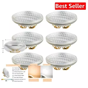 Versatile 12W LED Flood Light Bulbs for 12V Systems - 6 Pack for Outdoor Use - Picture 1 of 9