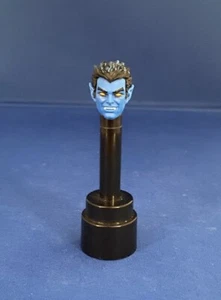 Marvel Legends Male Head Custom Fodder 1/12 6" Hasbro Nightcrawler Smiling X-Men - Picture 1 of 6