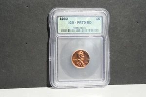 1962 ICG PR70 RD (red) Lincoln cent - Picture 1 of 4