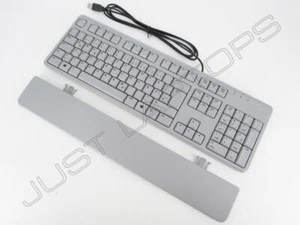 New Genuine Dell German Deutsch USB Grey Desktop PC Computer Keyboard Tastatur - Picture 1 of 3