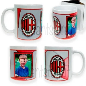 Tazza in ceramica squadra del cuore personalizzata con foto calcio Milan . - Bild 1 von 5