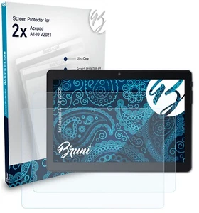 Bruni 2x Protective Film for Acepad A140 V2021 Screen Protector - Afbeelding 1 van 8