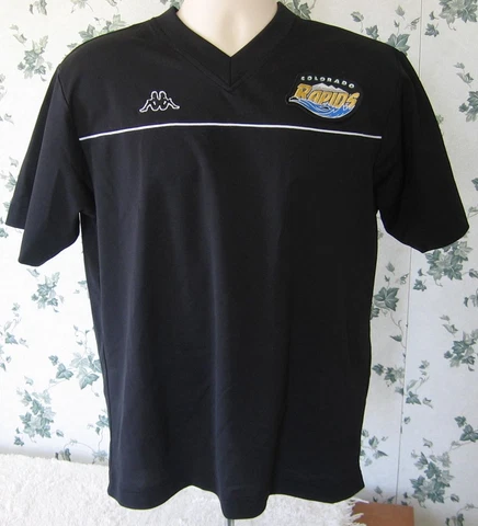 Colorado Rapids Soccer Kappa Men's Medium T-Shirt V-Neck Fox Sports McDonald's Cover