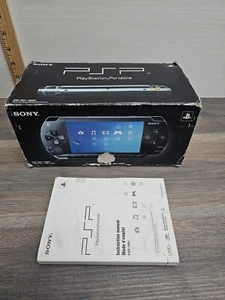 SOLO CAJA Y MANUAL SONY PSP 1001 NEGRA - Imagen 1 de 3