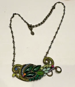 SORELLI VIINTAGE RHINESTONE BIRD NECKLACE - Picture 1 of 6