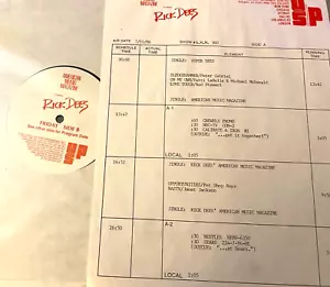 7/11/86 RICK DEES AMERICAN MUSIC MACHINE, 1 HR, INTERVIEWS & SPECIAL FEATURES - Picture 1 of 2