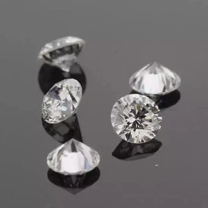100 piezas de diamante CVD suelto cultivado en laboratorio 4,50 a 5,00 mm redondo de D a F - claridad IF - Imagen 1 de 7