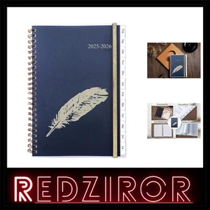 Kalender 2025 2026 A5 Wochenplaner Ringbuch mit Tabs Tasche Spiralbindung Sch... - Bild 1 von 2