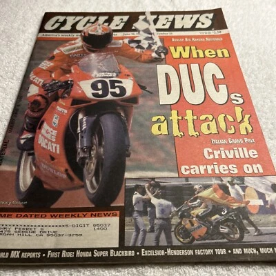 Cycle News Magazine June 16, 1999 - Image 1 of 4