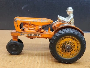 Arcade Allis Chalmers WC Tractor 1/16 Cast Iron 7.25" ca 1940 new driver & tires - Picture 1 of 17