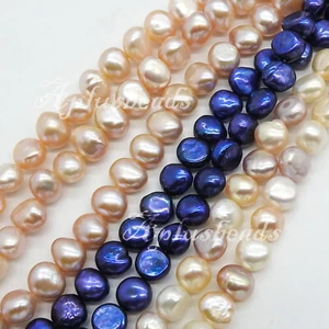 16in. Freshwater Pearl 8-9mm Baroque Nugget beads choose colors - Picture 1 of 5