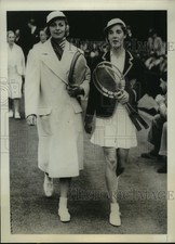 1938 Press Photo Alice Marble & Kay Stammers at Wightman cup at Wimbledon