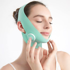 Face V Line Tape Massager Device Soft Fabric Jawline Exerciser Facial  Mask