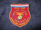 American Legion Post 1 Embroidered United States Marines Rifle Team Patch 8 x 6