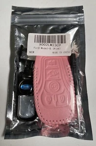 Car Key Fob Cover Holder 5 Button Ford Mustang Lincoln MKZ Remote 2013 to 2019 - Picture 1 of 3